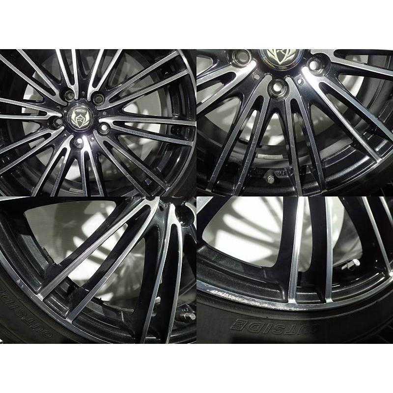 中古 215/40R18 サマータイヤ ホイール 4本セット ダンロップ ルマン5  