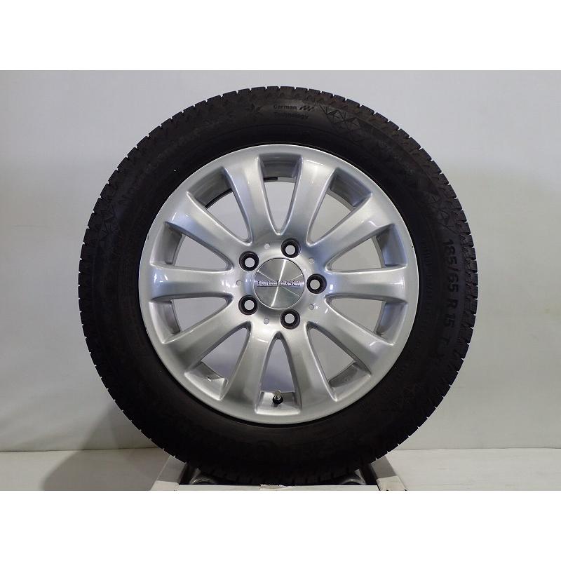 中古 185/65R15 スタッドレスタイヤホイール4本セット コンチネンタル