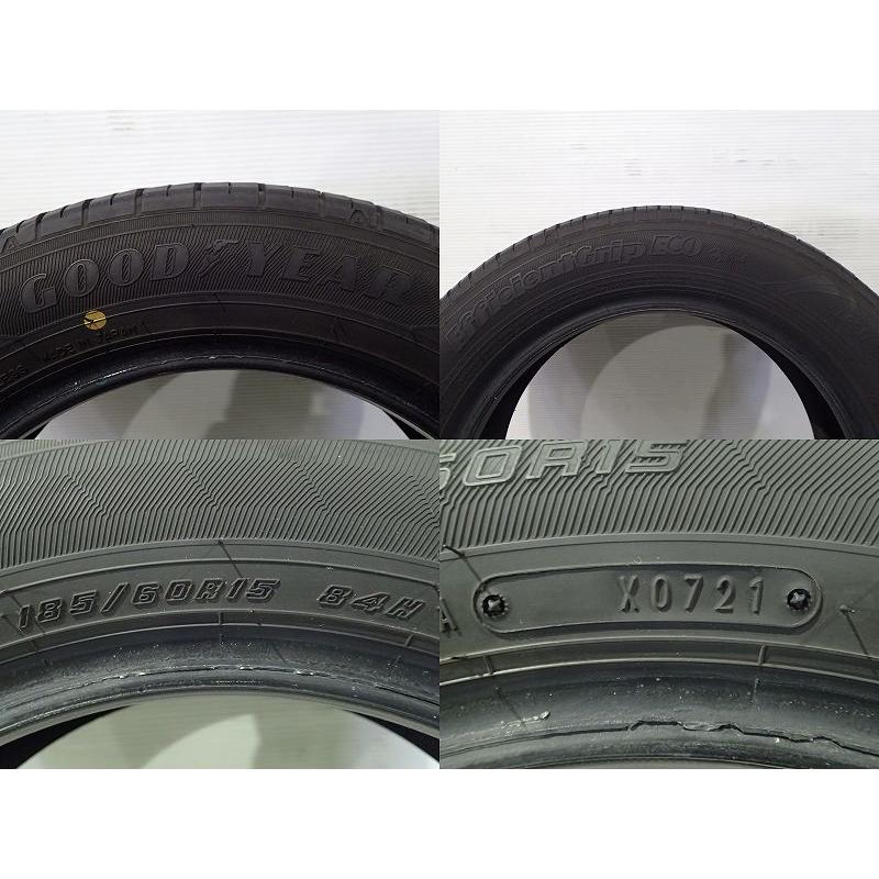 中古 185/60R15 サマータイヤ 4本セット グッドイヤー エフィシエント 中古 185/60R15 サマータイヤ 4本セット グッドイヤー エフィシエント