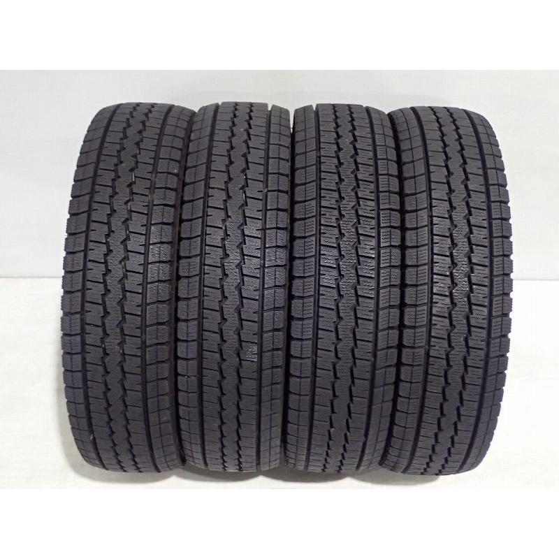 DUNLOP 中古 165R13 6PR LT スタッドレスタイヤ 4本セット ダンロップ 