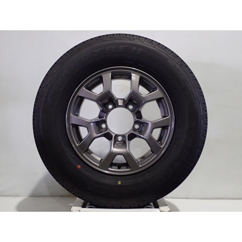 DUNLOP 中古 195/80R15 サマータイヤホイール4本セット ダンロップ 