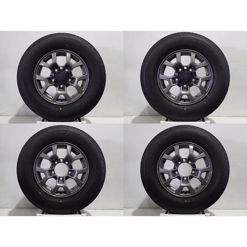 DUNLOP 中古 195/80R15 サマータイヤホイール4本セット ダンロップ 