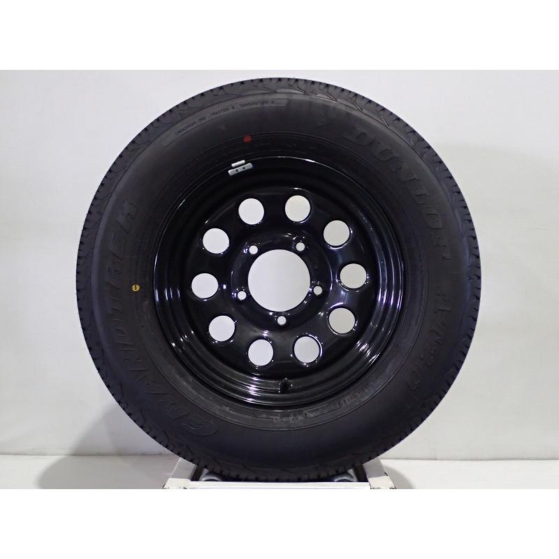 中古 195/80R15 サマー単品 ダンロップ グラントレックAT20 1555+5  