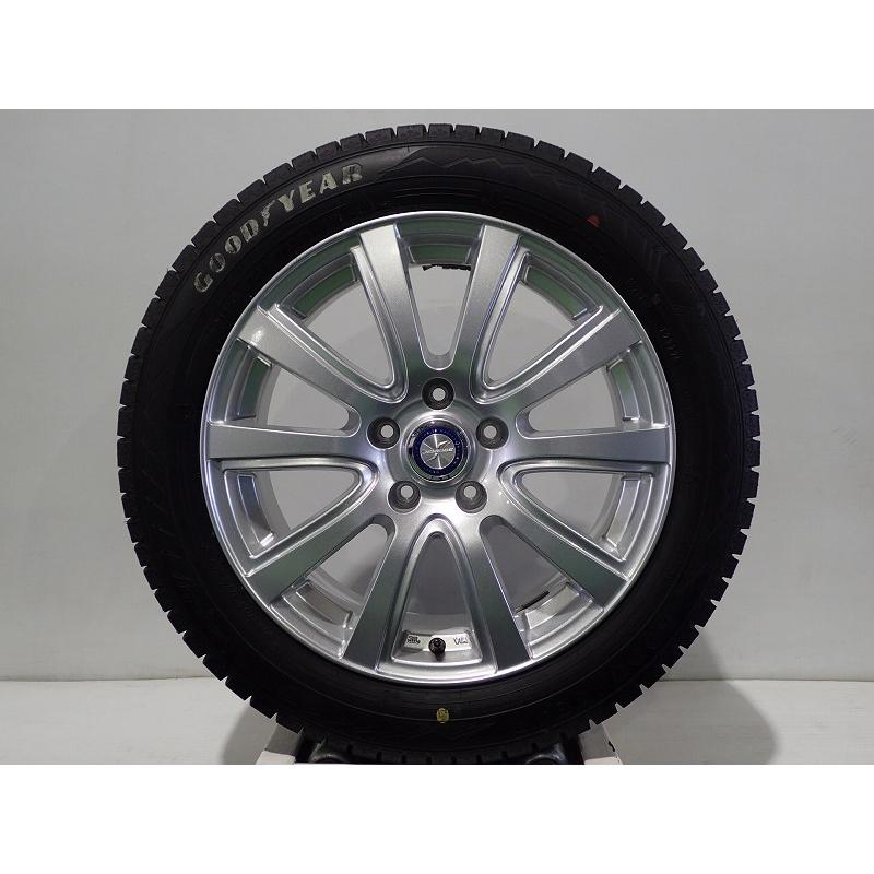 5%OFFCP 中古 205/55R17 スタッドレスタイヤホイール4本セット  