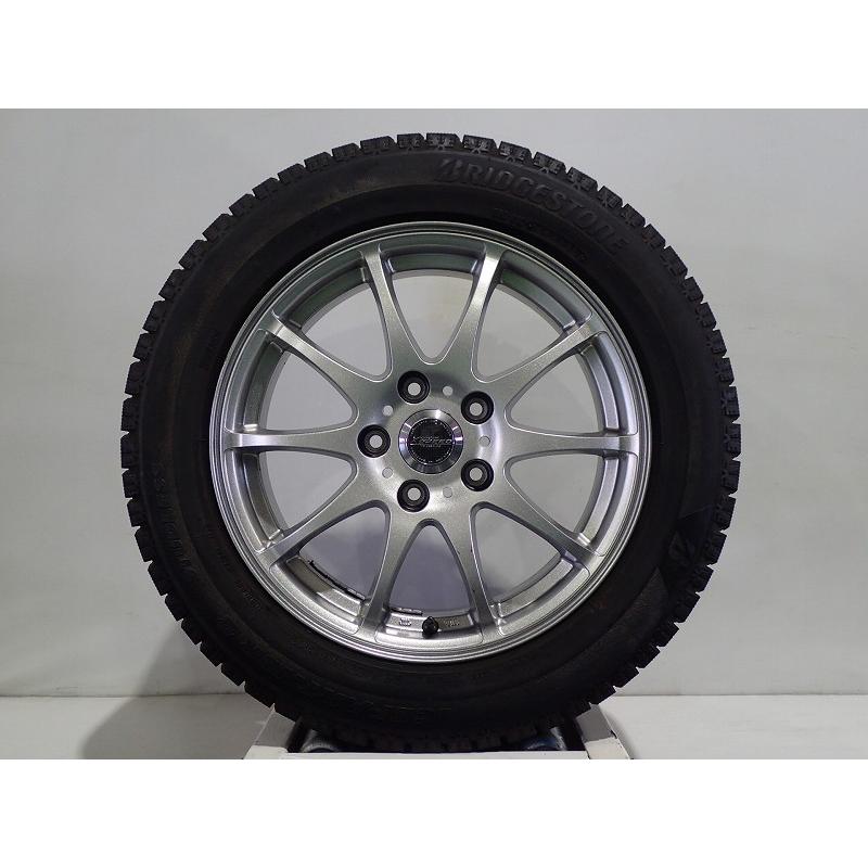 中古 205/55R16 スタッドレスタイヤ ホイール 4本セット ブリヂストン