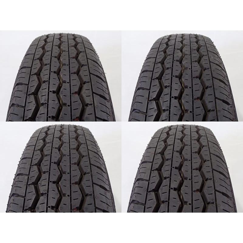 PRINCETON 中古 145/80R13 88/86N LT サマータイヤ ホイール 4本セット 