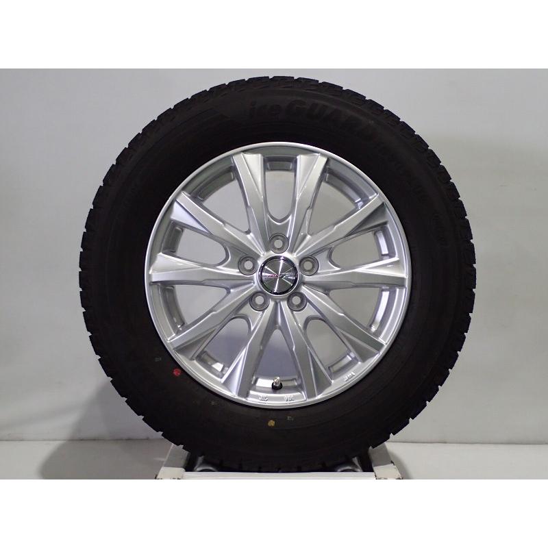 中古 195/65R15 スタッドレスタイヤ ホイール 4本セット ヨコハマ