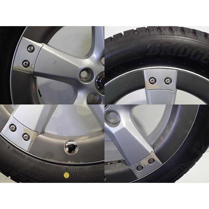 BRIDGESTONE 中古 235/55R18 スタッドレスタイヤホイール4本セット 