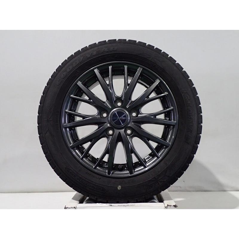 【美品】グッドイヤー 185/60R15 スタッドレスタイヤ4本 2020年製 グッドイヤー（GOODYEAR） 中古 185/60R15 スタッドレスタイヤホイール