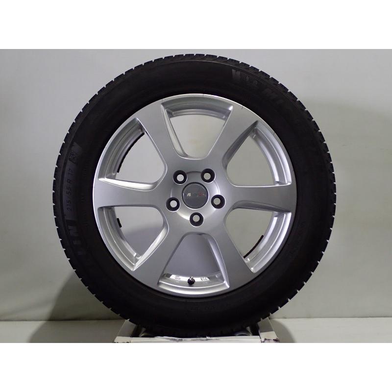 ミシュラン（MICHELIN） 中古 215/55R17 スタッドレスタイヤホイール4 