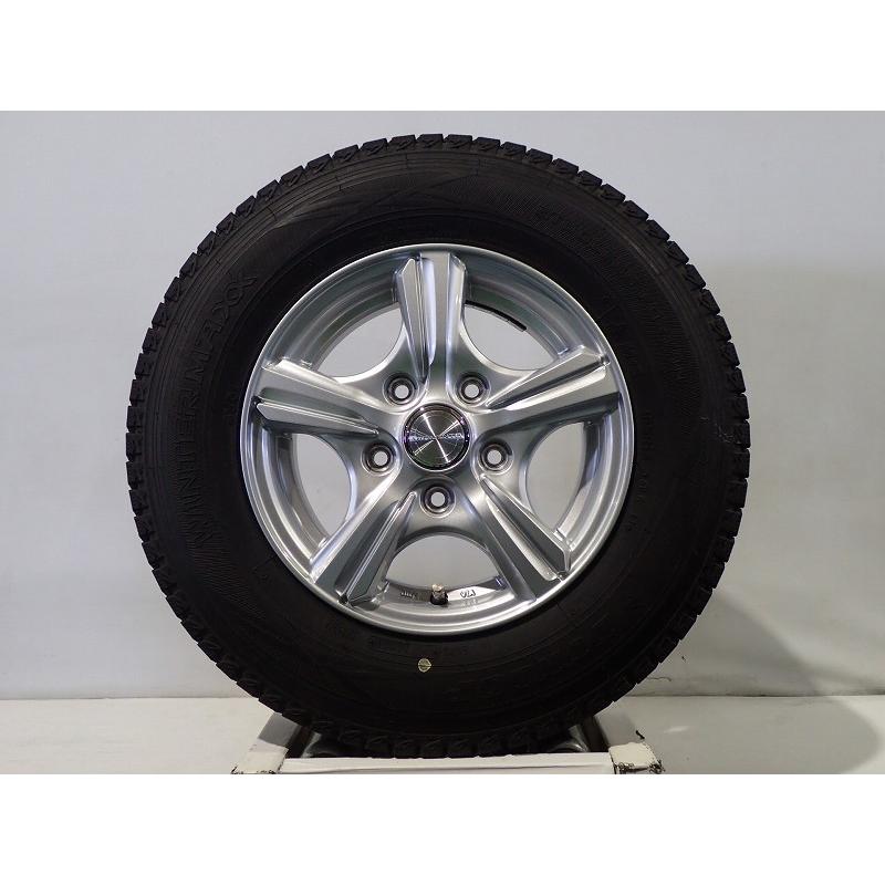 DUNLOP（ダンロップ） 中古 165R13 6PR LT スタッドレスタイヤホイール