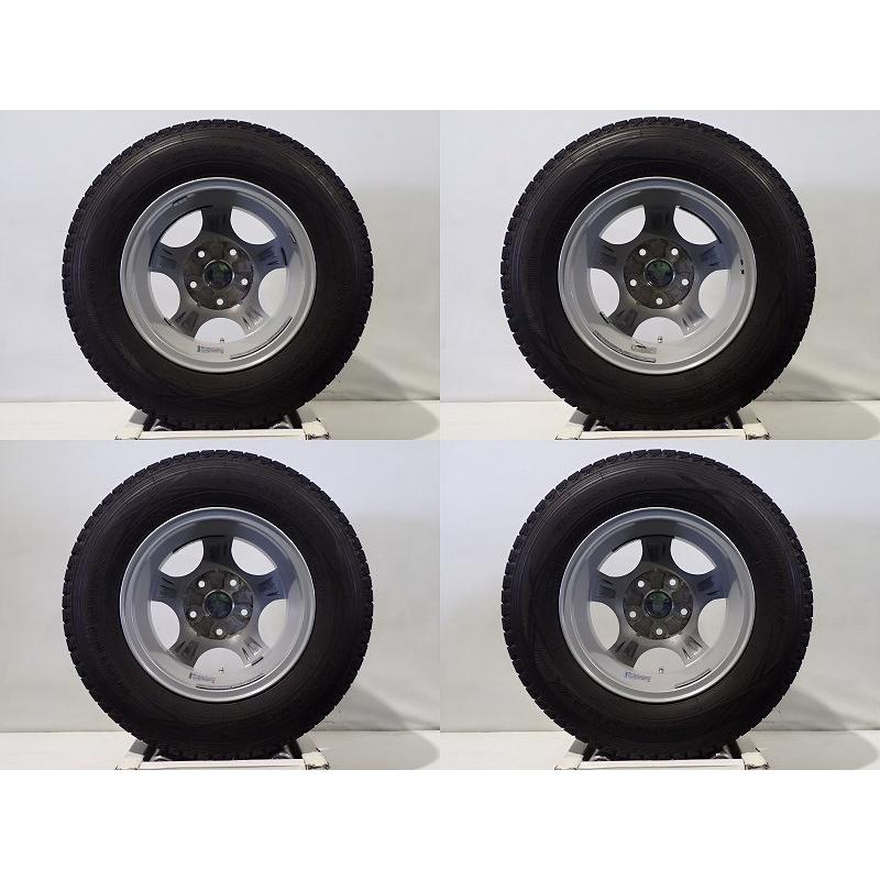 DUNLOP（ダンロップ） 中古 165R13 6PR LT スタッドレスタイヤホイール