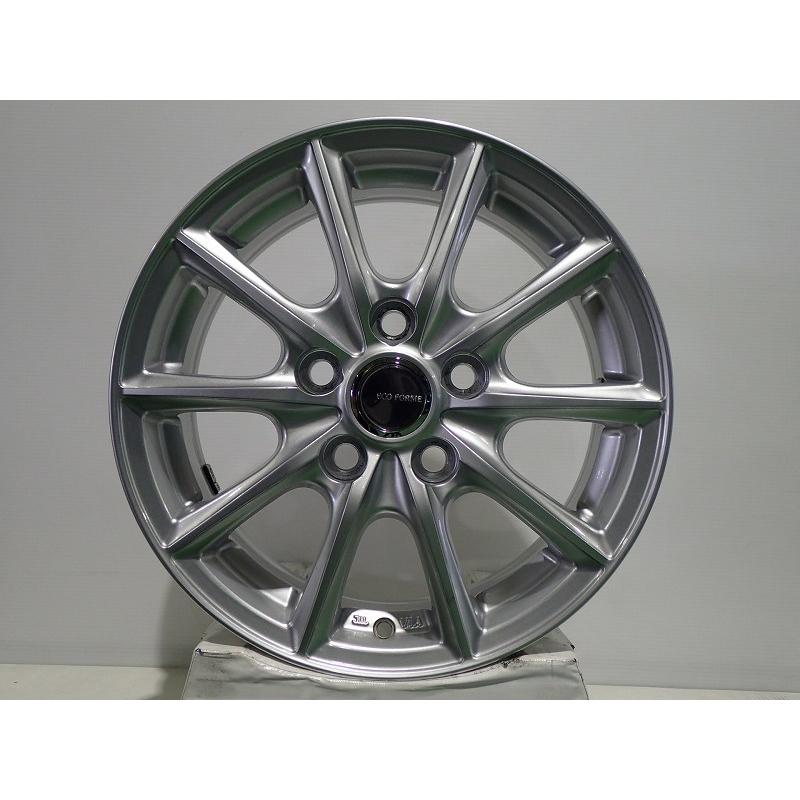 中古 1560+50-5H114.3 アルミホイール 4本セット ブリヂストン エコ 
