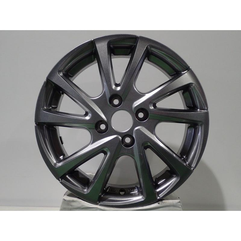 トヨタ（TOYOTA） 中古 1555+42-4H100 アルミホイール 4本セット 