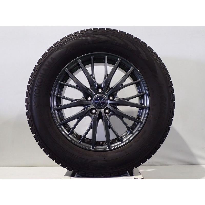 ヨコハマタイヤ 中古 235/65R17 スタッドレスタイヤホイール4本セット 