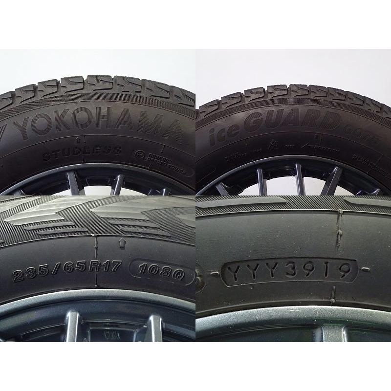 ヨコハマタイヤ 中古 235/65R17 スタッドレスタイヤホイール4本セット 