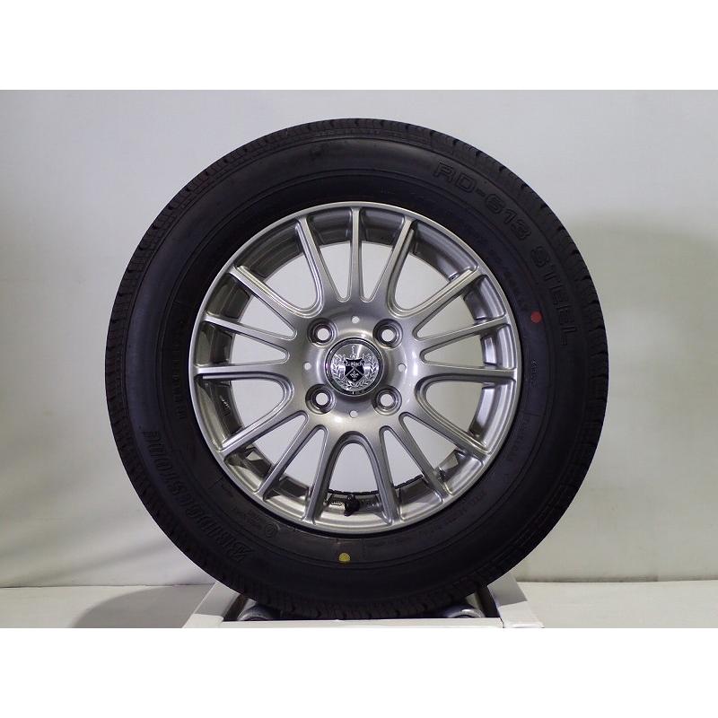 BRIDGESTONE 中古 145/80R13 88/86N LT サマータイヤ ホイール 4 BRIDGESTONE 中古 145/80R13 88/86N LT サマータイヤ ホイール 4