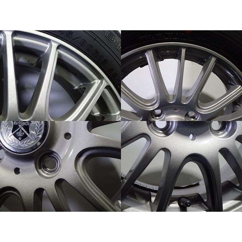 25〜31日P10倍 中古 145/80R13 88/86N LT サマータイヤ ホイール 4本セット ブリヂストン RD-613 1340+42-4H100 ウェッズ Gマッハフルーレ 13インチ｜jms-resalegarage｜06