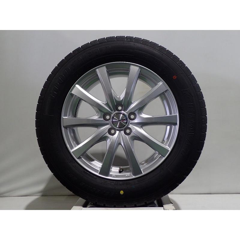 195/65R16 スタッドレスタイヤ ホイール 4本セット グッドイヤー アイスナビ7 1660+425H100 ウェッズ ラブリオンRS01 16インチ 195/6516 