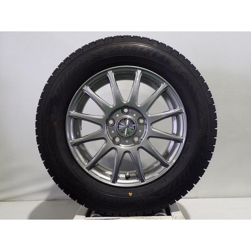 195/65R15 スタッドレスタイヤホイール4本セット グッドイヤー アイス 
