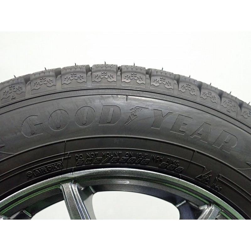 205/65R16 スタッドレスタイヤホイール4本セット グッドイヤー アイス