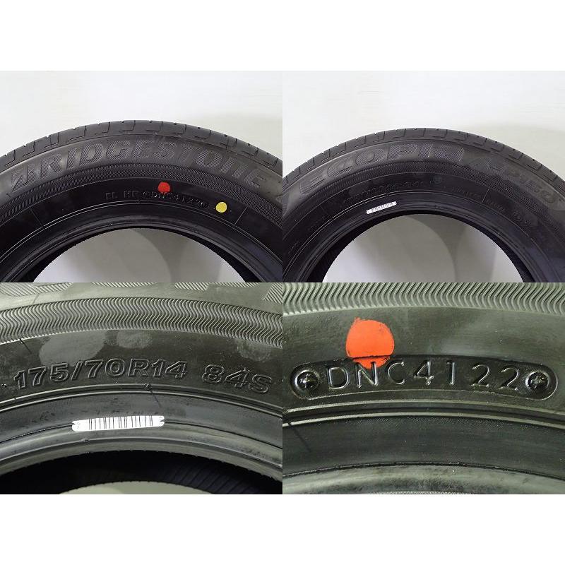 BRIDGESTONE（ブリヂストン） 中古 175/70R14 サマータイヤ 4本セット 