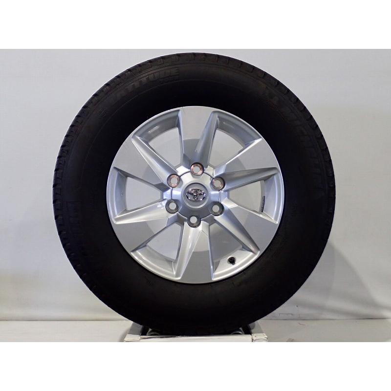 車 ランドクルーザープラド夏タイヤ 純正ホイールセット265/65 R17