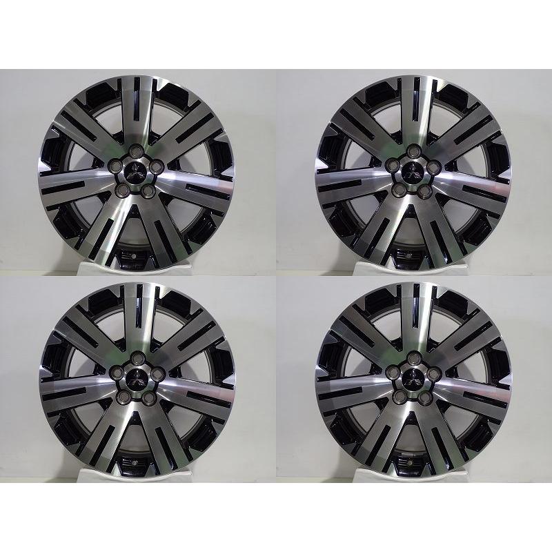 中古 1870+38-5H114.3 アルミホイール 4本セット 三菱 CV系 デリカD5 