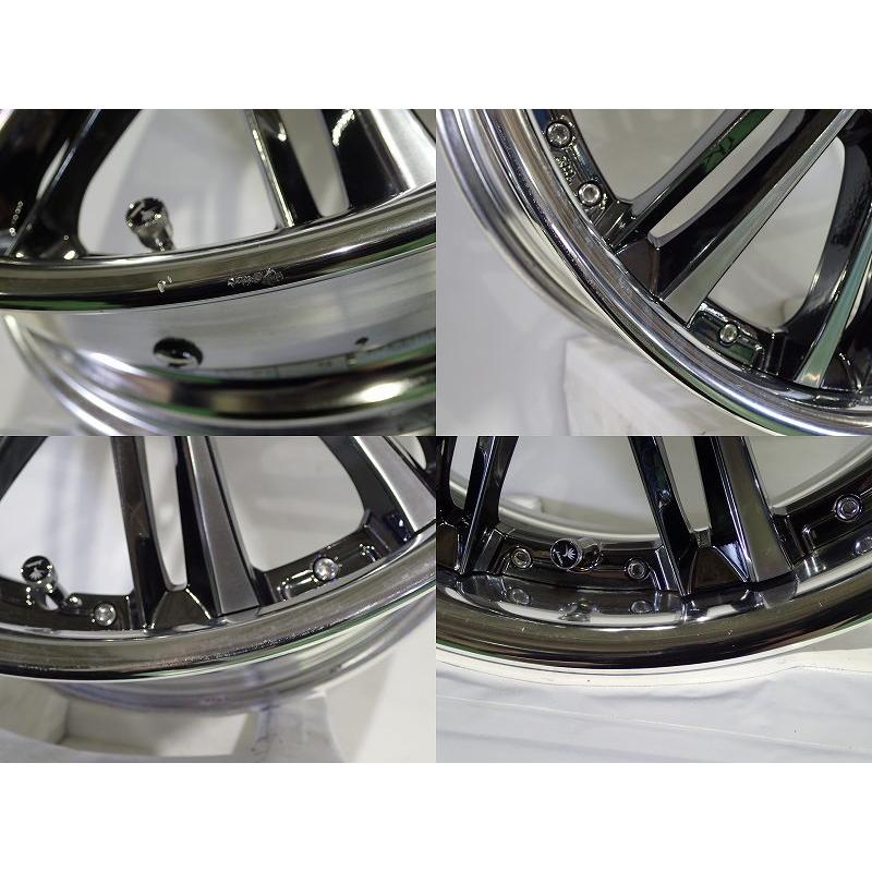 中古 1760+39-4H100 アルミホイール 4本セット ウェッズ