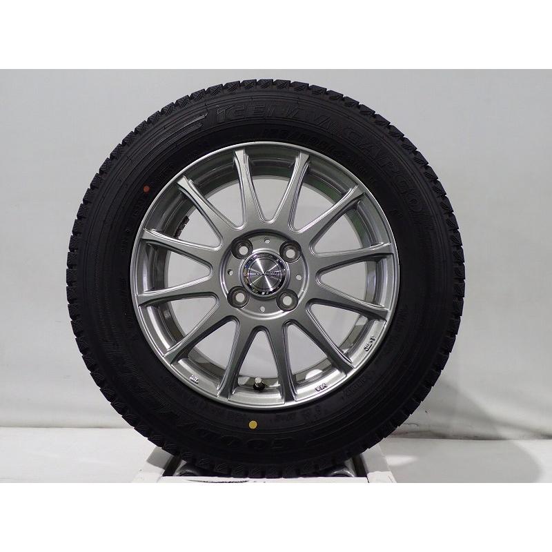 早い者勝ち！中古スタッドレスタイヤ 155/80R14 88/86 4本セット 2019 
