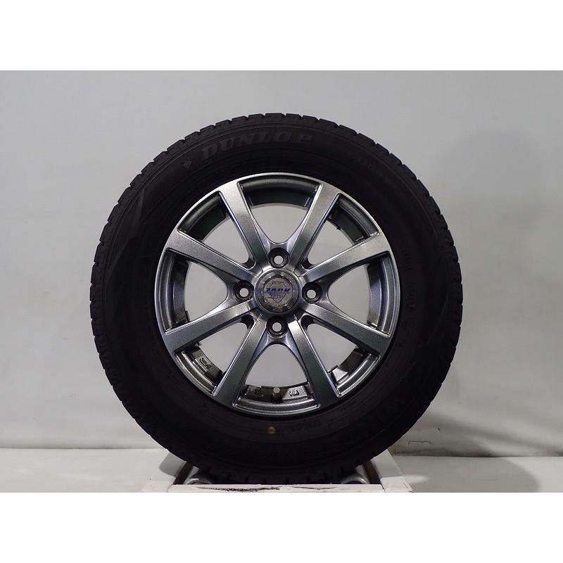 DUNLOP スタッドレスタイヤ 4本13インチ アルミホイールセット