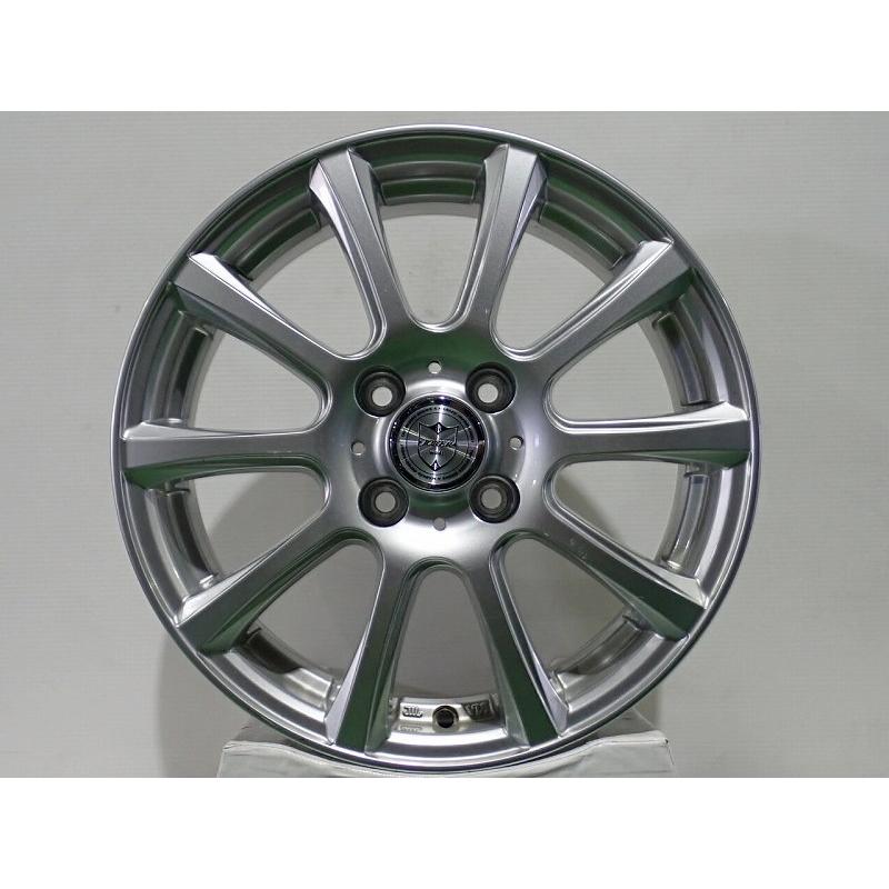 WEDS 中古 1555+42-4H100 アルミホイール 4本セット ウェッズ 