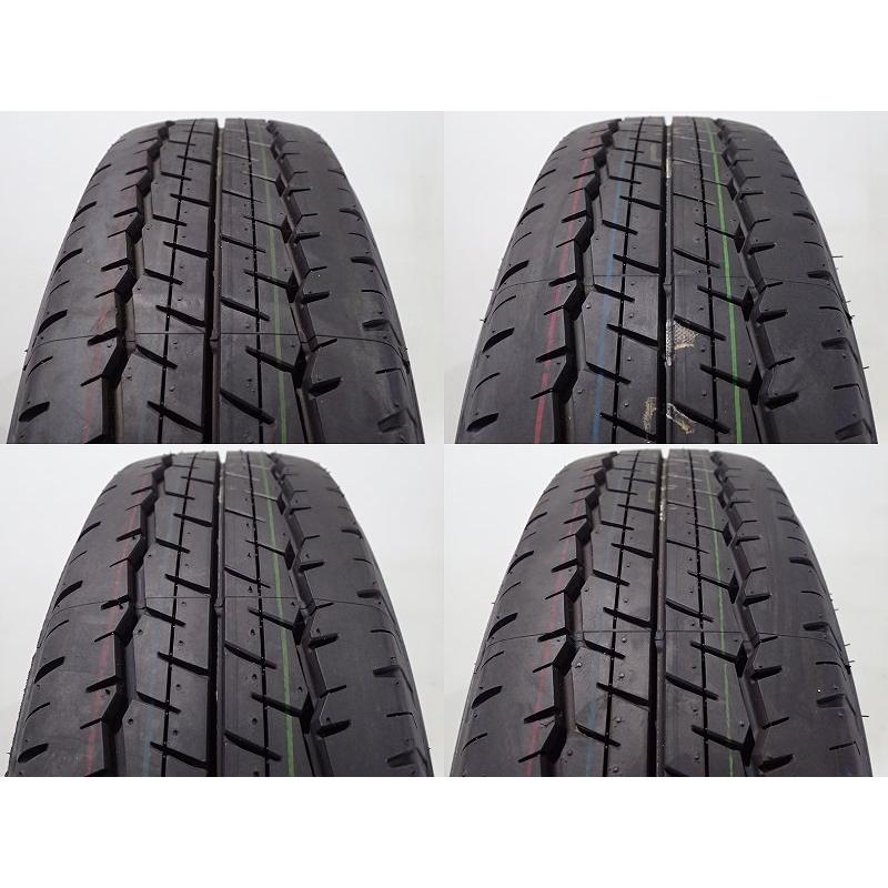 DUNLOP SP175N 195/80R15 107/105L LT 三菱純正ホイール 15×6J+33