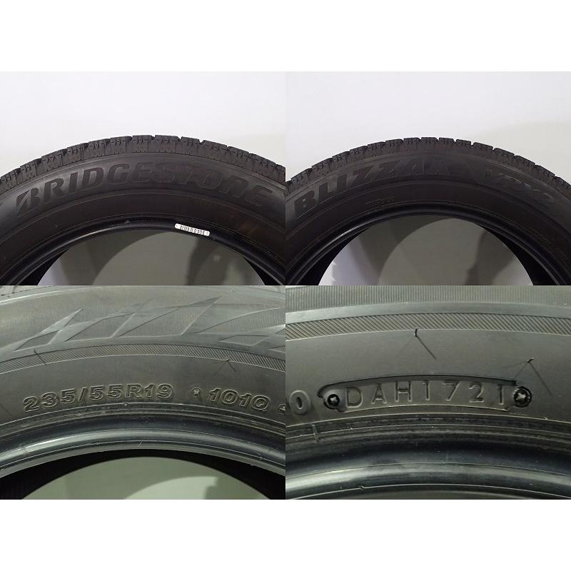 中古 235/55R19 スタッドレスタイヤ 4本セット ブリヂストン 