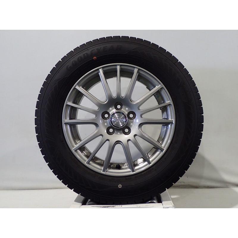 中古 195/65R15 スタッドレスタイヤホイール4本セット グッドイヤー 