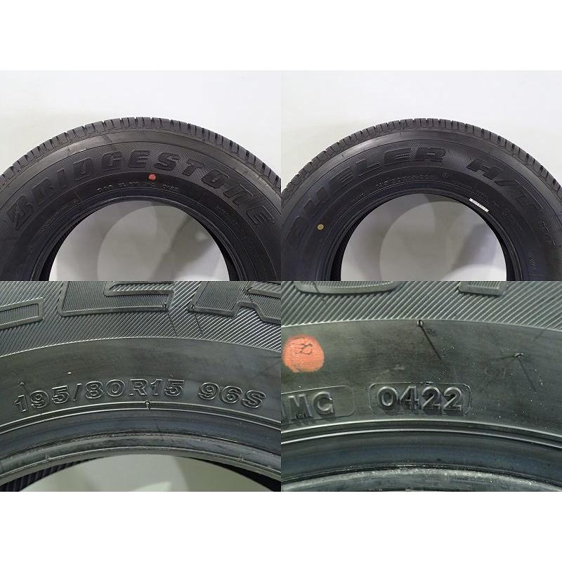 BRIDGESTONE（ブリヂストン） 20%オフクーポン中古 195/80R15 サマー 