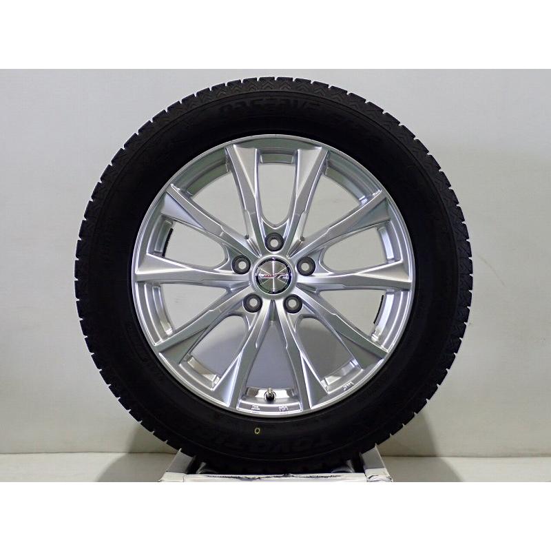 WEDS（ウェッズ） 中古 225/55R17 スタッドレスタイヤ ホイール 4本