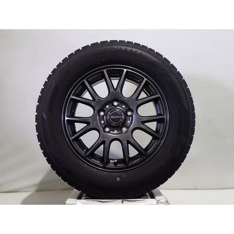 中古 195/65R15 スタッドレスタイヤ ホイール 4本セット ヨコハマ アイスガードIG60 1560+53-5H114.3 ヨコハマ ミスティーレ  15インチ 195/65-15｜jms-resalegarage｜02