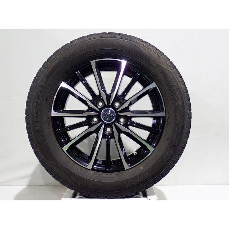 DUNLOP（ダンロップ） 中古 215/60R16 スタッドレスタイヤ ホイール 4 