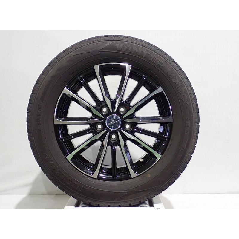 DUNLOP（ダンロップ） 中古 215/60R16 スタッドレスタイヤ ホイール 4 