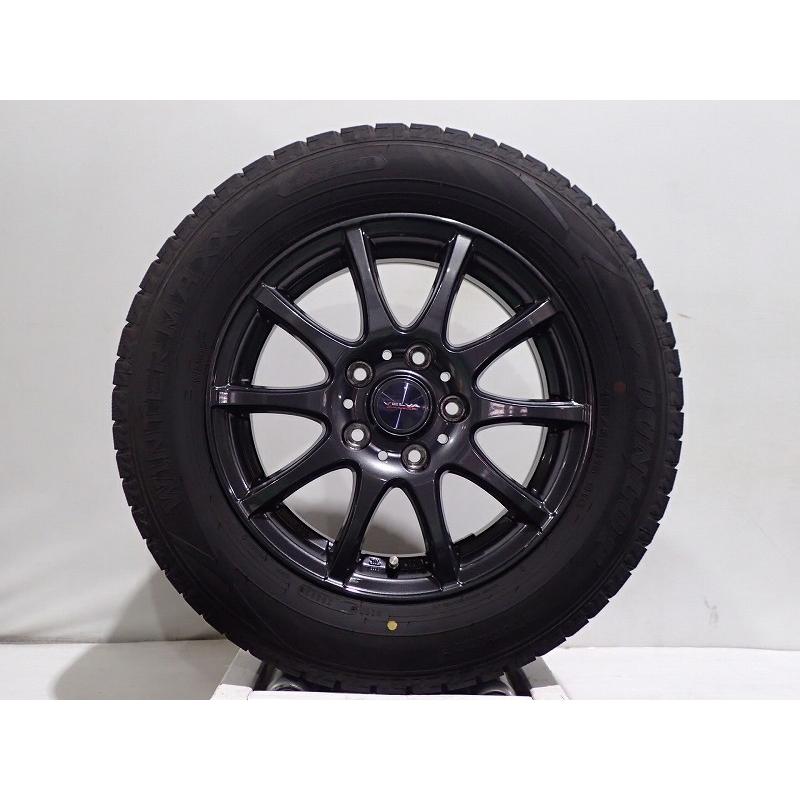 中古 195/65R15 スタッドレスタイヤホイール4本セット ダンロップ 