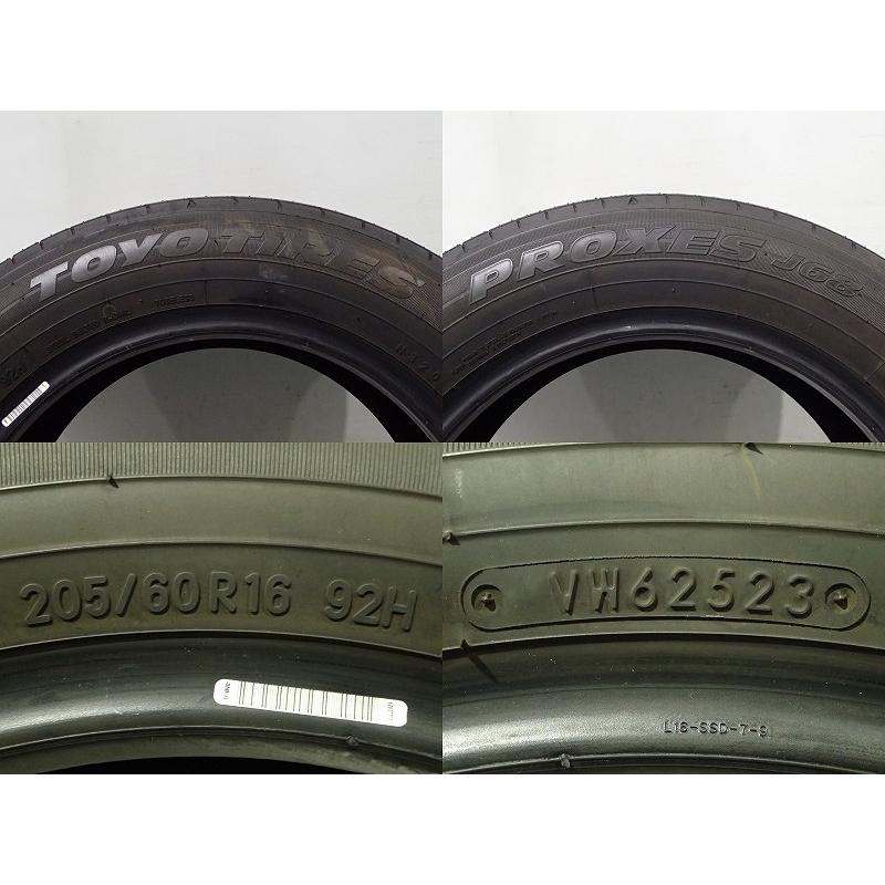 中古 205/60R16 サマータイヤ 4本セット トーヨー プロクセスJ68 16 