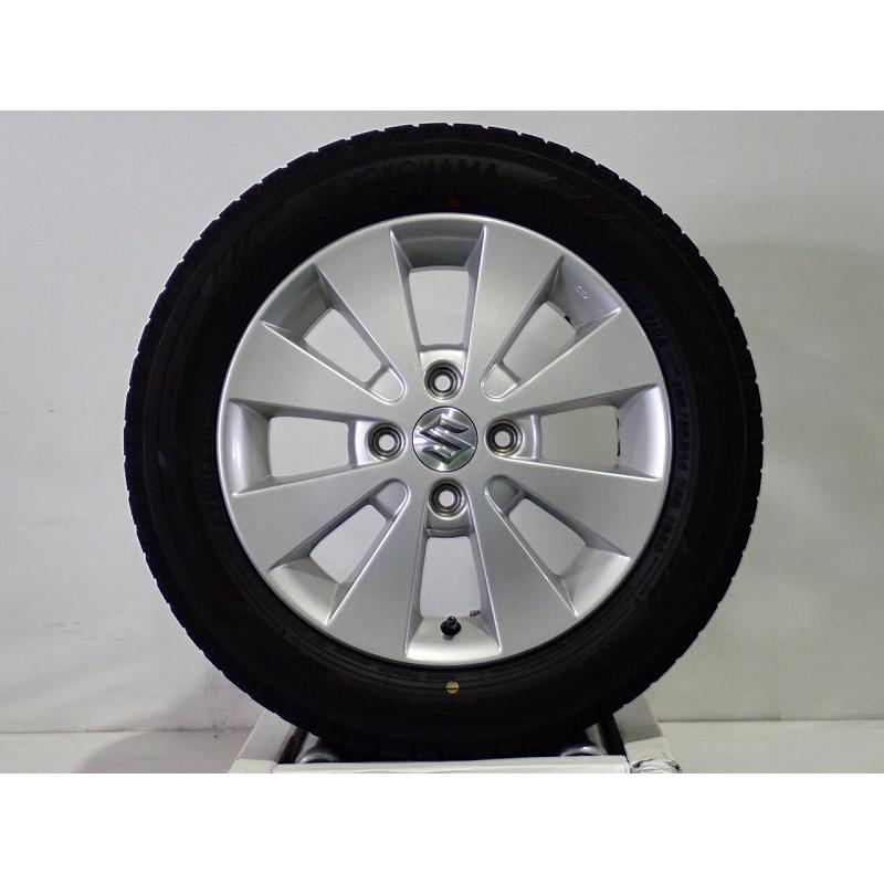 ワゴンR用スタッドレスタイヤ　14インチ　ヨコハマ　アイスガード 2個口① ワゴンR 中古 155/65R14 スタッドレスタイヤ ホイール 4本セット