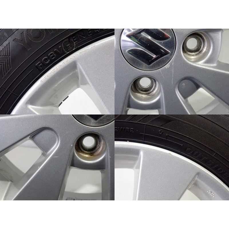 ワゴンR 中古 155/65R14 スタッドレスタイヤ ホイール 4本セット 