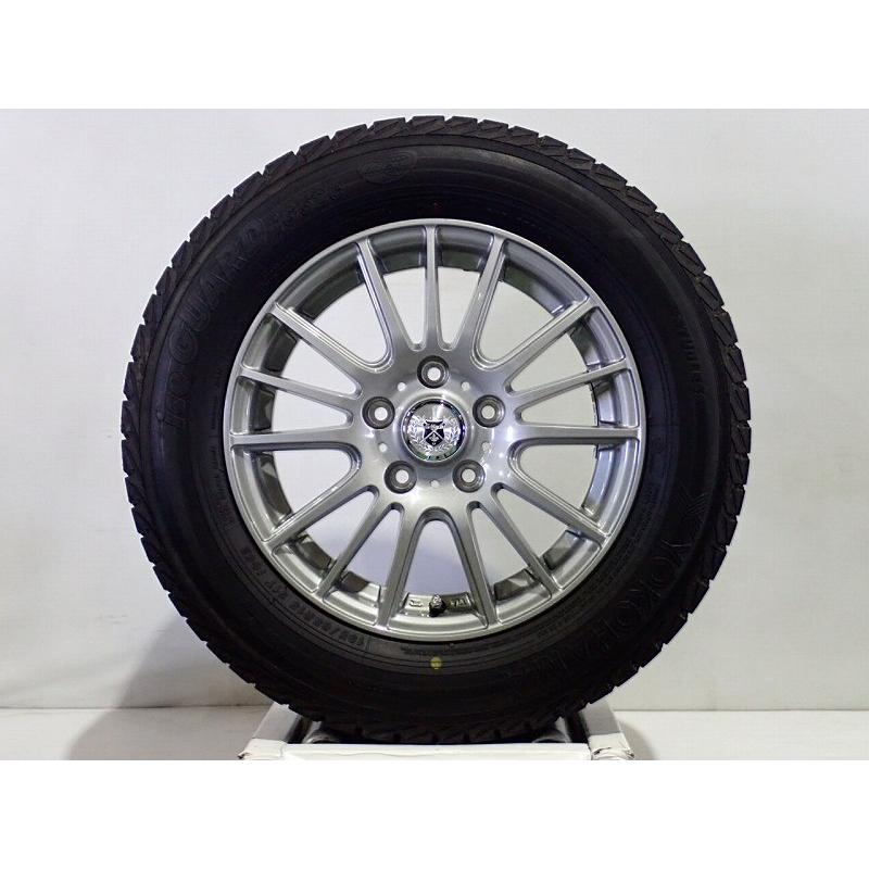 WEDS（ウェッズ） 中古 195/65R15 スタッドレスタイヤ ホイール 4本