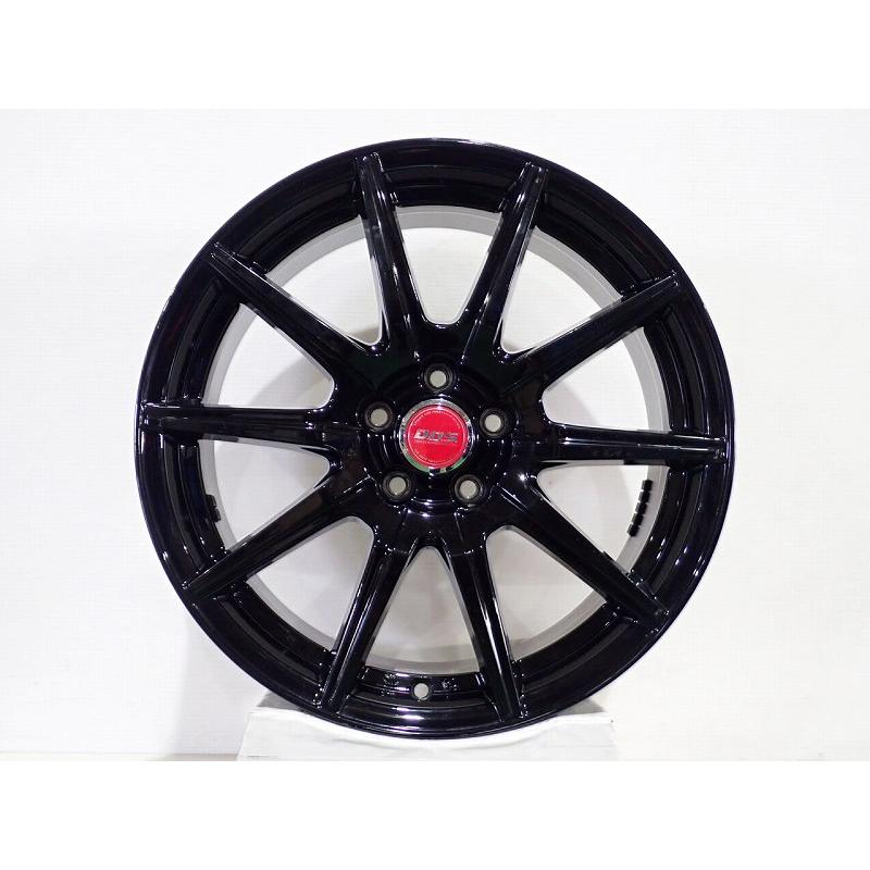 17インチタイヤホイール　4本セット 中古 1770+48-5H100 アルミホイール 4本セット バドックス DOS