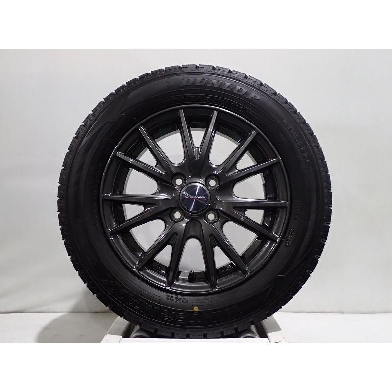ダンロップ スタッドレスタイヤ ホイールセット 4本　175/65 R14 DUNLOP（ダンロップ） 20%OFFクーポン中古 175/65R14 スタッドレス