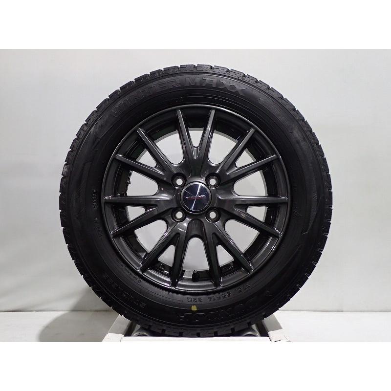 中古　175/65R14 ホイール付きスタッドレスタイヤ4本 DUNLOP（ダンロップ） 20%OFFクーポン中古 175/65R14 スタッドレス