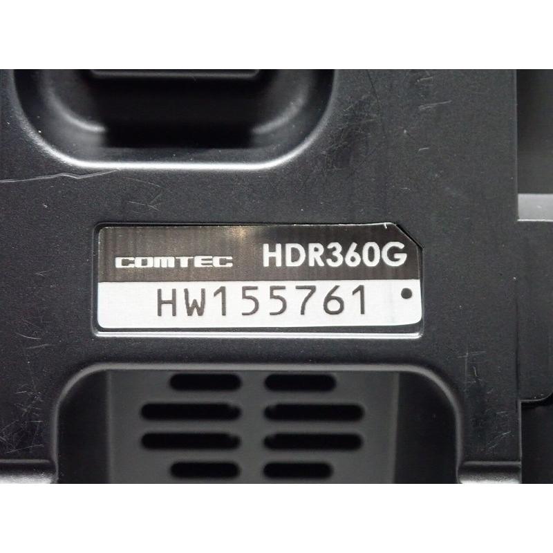 コムテック 中古 ドライブレコーダー HDR360G 360度タイプ
