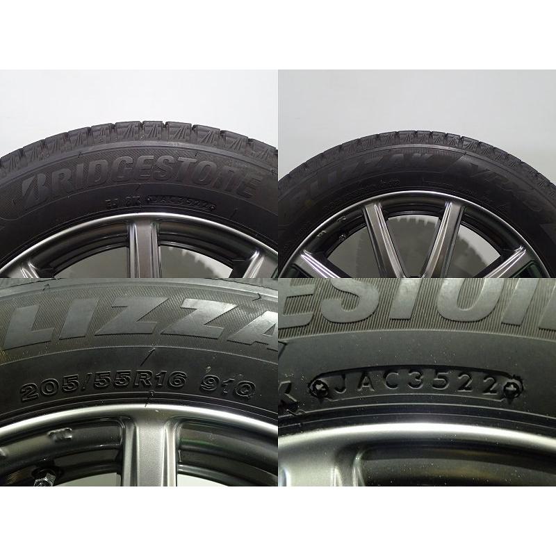BRIDGESTONE（ブリヂストン） 中古 205/55R16 スタッドレスタイヤ 